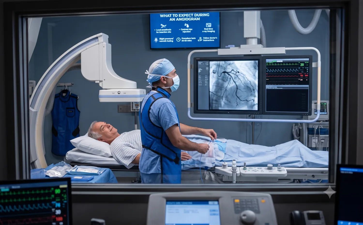 What to expect during an angiogram